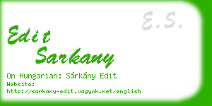 edit sarkany business card